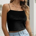 thumbnail image 2 of Camiseta Sin Mangas Corta Cómoda Camiseta Sin Mangas Con Tirantes Finos Para Ir De Compras Para El Hogar ANGGREK Ropa, 2 of 6