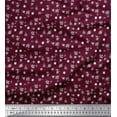 thumbnail image 1 of Soimoi Purple Cotton Duck Fabric Artistic Leaf & Floral Fabric Prints By Yard 42 Inch Wide, 1 of 3