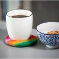 thumbnail image 4 of Unbranded Striped Felt Coasters, 4 of 4