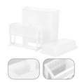 thumbnail image 6 of FENGGUIQU Microscope Slide Staining Rack, White Plastic Storage Holder, Easy to Use, , 2 Sets for Lab and Classroom, 6 of 6