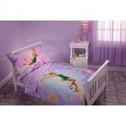 Disney Fairies Sprinkling Pixie Dust 4-Piece Toddler Bedding Set