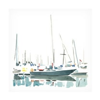 Emma Caroline 'Sailboat Scenery I' Canvas Art