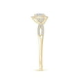 thumbnail image 3 of ANGARA Natural 0.12 Ct. Diamond Classic Engagement Ring in 14K Yellow Gold for Women (Ring Size: 3.5), 3 of 9