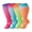 Color1, variant on Pairs Plus Size Compression Socks for Men & Women - High Elasticity Leg Support,Striped Style Athletic Socks for Running, Outdoor Sports, Nursing Recovery (2XL-4XL)