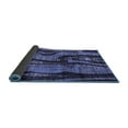 thumbnail image 2 of Ahgly Company Indoor Round Abstract Blue Modern Area Rugs, 8' Round, 2 of 4