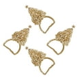 thumbnail image 3 of Saro Lifestyle Christmas Tree Napkin Ring (Set of 4), 3 of 5