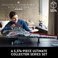 thumbnail image 2 of LEGO Star Wars Venator-Class Republic Attack Cruiser, Ultimate May The 4th Collectibles, Series Building Set with Captain Rex Minifigure, Star Wars Fan Gift, Stress Relief Clone Wars Activity, 75367, 2 of 5