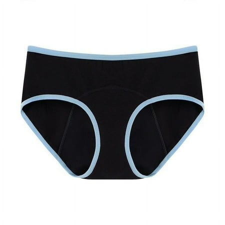 Bigersell Women s Panties Clearance Women s Exotic Underwear Bikini Panty Style P-1602 Polyester Cheeky Panties Plus Size Thongs Ladies Briefs High Waist Women s Panties Light Blue L
