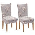 thumbnail image 1 of Printed Dining Chair Slipcovers Washable Softness Elastic Installation Chair Protector Banquet Chair Seat Cover for Hotel and Wedding Ceremony(Colour9,Set of 2), 1 of 7