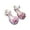 Pink-01, variant on Dress Shoes with Rhinestone Bow and Pearl Embellishment Stylish Party Flats for Weddings/Birthday