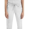 thumbnail image 3 of Healing Hands Purple Label Scrub Pants for Women Drawstring with 6 Pockets White L, 3 of 7