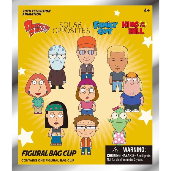 Monogram FX Animation - Characters Series 2 - 1pc 3D Figure Bag Clip Blind Bag