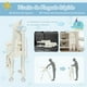 thumbnail image 5 of Costway Trona Plegable para Bebés Silla de Comer Ajustable con 4 Ruedas Bloqueables 6 Alturas Bandeja Extraíble Cojín 70 x 56 x 88-106 cm, 5 of 10