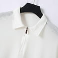 thumbnail image 3 of QUINDOS Collared Shirts for Men Short Sleeve Athletic Polo Shirts Tight Solid Breathable Mesh Holes Sweat-absorbing T-shirts, 3 of 4