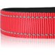 thumbnail image 4 of Collar de nailon para perro con tira reflectante, collar clásico acolchado para perros medianos, rojo, talla M, 4 of 5