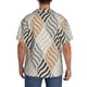 thumbnail image 3 of Fotbe Geometric Camisa Estampada de Manga Corta para Hombre, Casual de Verano, Estilo Playero, Sin Arrugas-Small, 3 of 5