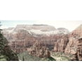 thumbnail image 2 of Deiter, Lori 18x11 White Modern Wood Framed Museum Art Print Titled - Hiking in Zion, 2 of 4