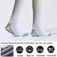 thumbnail image 3 of Dinheiro Calcetines de compresión para correr de 20 a 30 mmHg, calcetines de compresión para hombres y mujeres, color blanco, 3 of 5