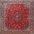 thumbnail image 1 of Ahgly Company Indoor Square Traditional Pink Persian Area Rugs, 8' Square, 1 of 6