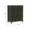 thumbnail image 4 of Lancaster Wood 4 Drawer Dresser, Espresso, by Hillsdale Living Essentials, 4 of 20