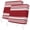 Red, variant on Outdoor Patio Cushion Covers 4 Pack Ombre Sage Green Stripes Patio Chair Cushion Covers with Ties and Zipper Modern Gradient Stripes Waterproof Outdoor Seat Cushion Covers for Patio Furniture 24"x24"