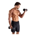 thumbnail image 4 of Par Mancuerna Hexagonal 35 Lb con Revestimiento en Goma MDFitness Pesa, Dumbbell MDFitness Hexagonal Recubierta, 4 of 7