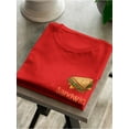 thumbnail image 3 of Sandwich Pocket Graphic Quote Men Red T-Shirt, Male Medium, 3 of 4