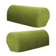 thumbnail image 4 of Stretchy Sofa Armrest Covers Non-slip Furniture Settee Arm Slipcover Green, 4 of 8
