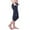 Navy, variant on Fewfanhot Women's Cargo Capri Pants with Pockets, High Waist Drawstring Stretchy Capris, Casual 3/4 Length Yoga Pants, XS-4XL (Multicolor)