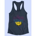 thumbnail image 3 of Tired Of Being Sorry Melt Face Racerback Tank Women -Image by Shutterstock, Female XX-Large, 3 of 4