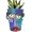 Eclectic, variant on Abstract Face Planter Pots for Indoor Plants & Flowers Deco Gift