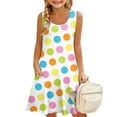 thumbnail image 5 of JAJAHO Sleeveless Dresses For Girls Striped Sundress Casual Scoop Neck Flowy Mini Tank Dress Summer Girl Clothes 4-14Y Trendy Dresses, 5 of 8