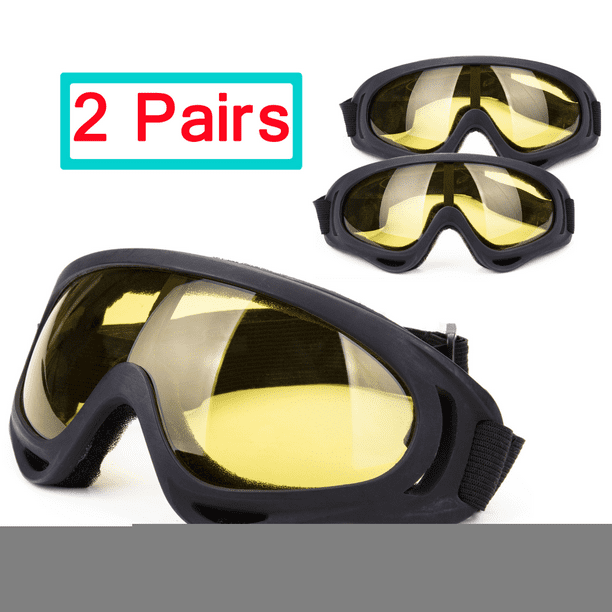 2 Pairs Of Ski Goggles, Skateboarding Glasses On Glasses, Winter Snow  Outdoor Sports, Snowboarding Goggles, Anti Fog, 100% Uv, Unisex Y107 