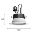 thumbnail image 4 of Philips Hue 4" White and Color Ambiance High Lumen Recessed Downlight, White, 4 of 7
