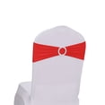thumbnail image 3 of Funda elástica para silla con lazo y flores para respaldo de silla, decoración para banquete, cinta para boda, cinta para hotel de boda, 3 of 4