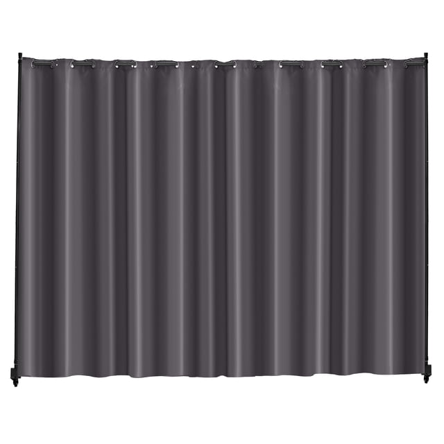 VEVOR Cloison de Pièce Portable Panneau Cloison de Pièce avec Roues Écran d'Intimité Gris