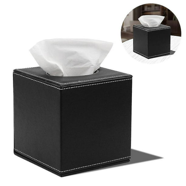 Leather tissue box online holder