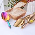 thumbnail image 3 of Ice Shovel Ice Scoop Stainless Steel Ice Scooper Popcorn Shovel Popcorn Scoop Flour Scoop Multipurpose Bar Party Wedding Long Handle Food Scoop Shovel, 3 of 3