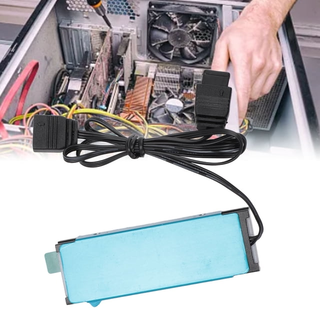 Fast Heat Dissipation, Aluminum Alloy M.2 SSD Heatsink Cooler with RGB Lighting Strip for Desktop Computer