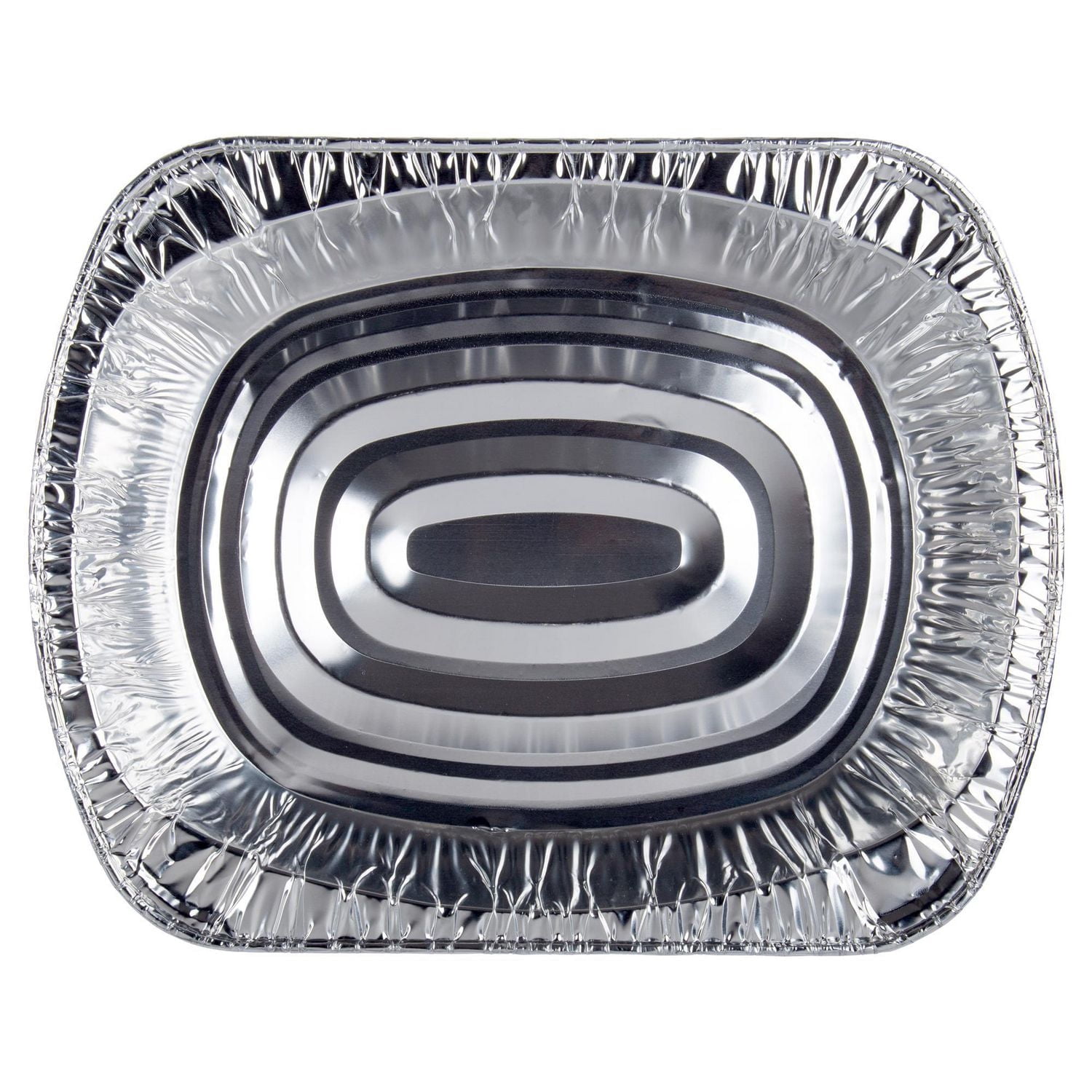 Luciano Housewares Ensemble de plats à rôtir en feuille d'aluminium - Rectangulaire