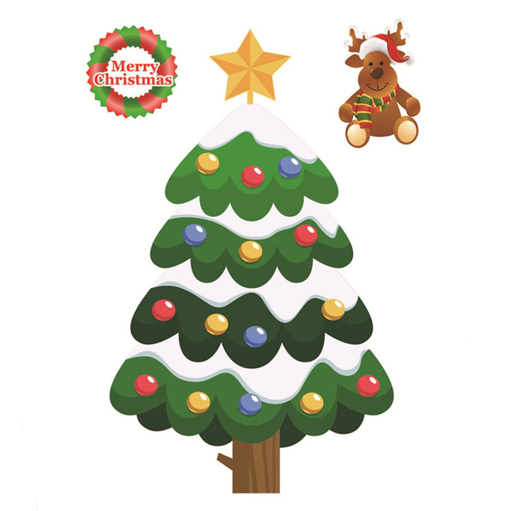 Stickers for windows Christmas 2021 Decals Christmas Trees Holiday Christmas 