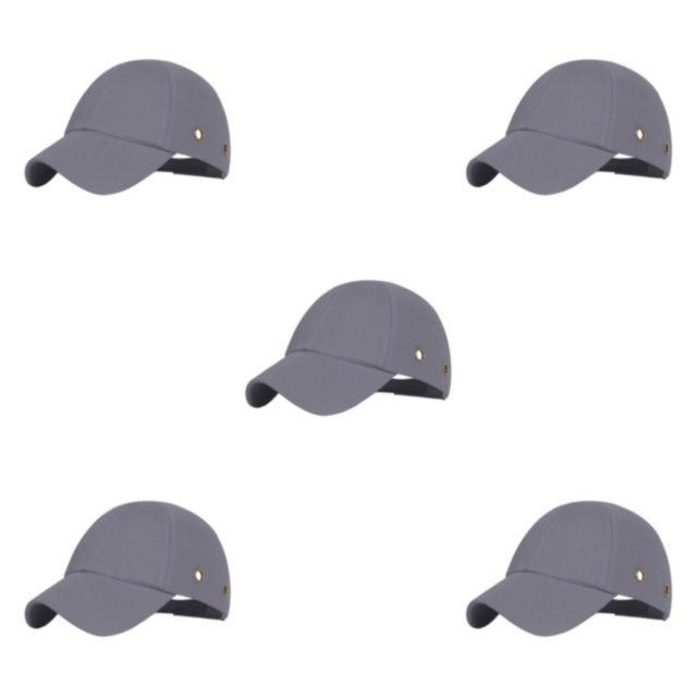 Thinsony Large Application Chapeau de Baseball à la Mode Ajustement Réglable Multi-Couleurs Casquettes de Baseball Cadeaux Gris 5Set