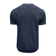 thumbnail image 4 of Summer Fashion Oversize Shirts for Mens 2025 Short-Sleeve Beefy Muscle Basic Solid Color Blouse Tee Shirt Top Short Sleeve Round-Neck Blouses Shirts, 4 of 5