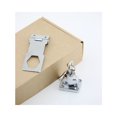 thumbnail image 5 of Cerradura de puerta con candado de seguridad para cajón con llave, adecuado para puertas de cobertizo, cromo brillante de 2,5 pulgadas, 5 of 5