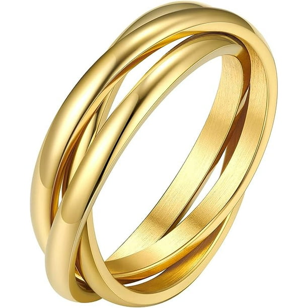 Fidget ring hotsell rose gold
