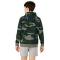 thumbnail image 2 of Eddie Bauer Boy's Hoodie and Tee Set (Green Camo/Gray, Small 7/8), 2 of 8