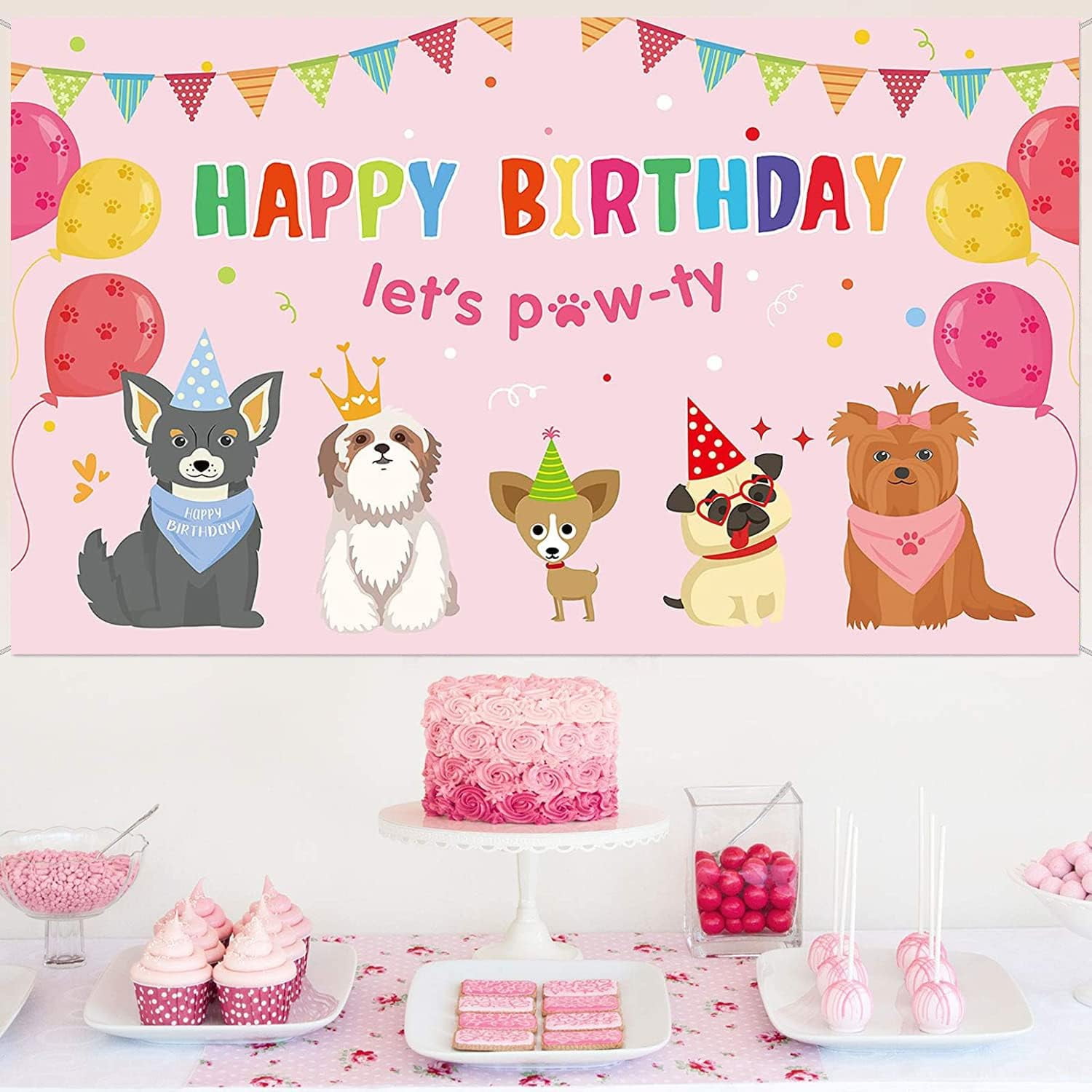 Dog party decorations hot sale