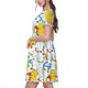 thumbnail image 2 of Disketp Ducks and Anchors para Vestido de Manga Corta para Mujeres, Vestidos de Verano para Mujeres, Casual y Holgado para la Playa, 2 of 6
