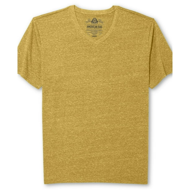 Camiseta básica American Rag para hombre color amarillo pequeña