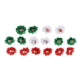 thumbnail image 2 of YINKUU 16pcs Christmas Dog Hair Bands Dog Hair Flowers with Rubber Bands for Wedding Birthday Party Celebration Festival, 2 of 21